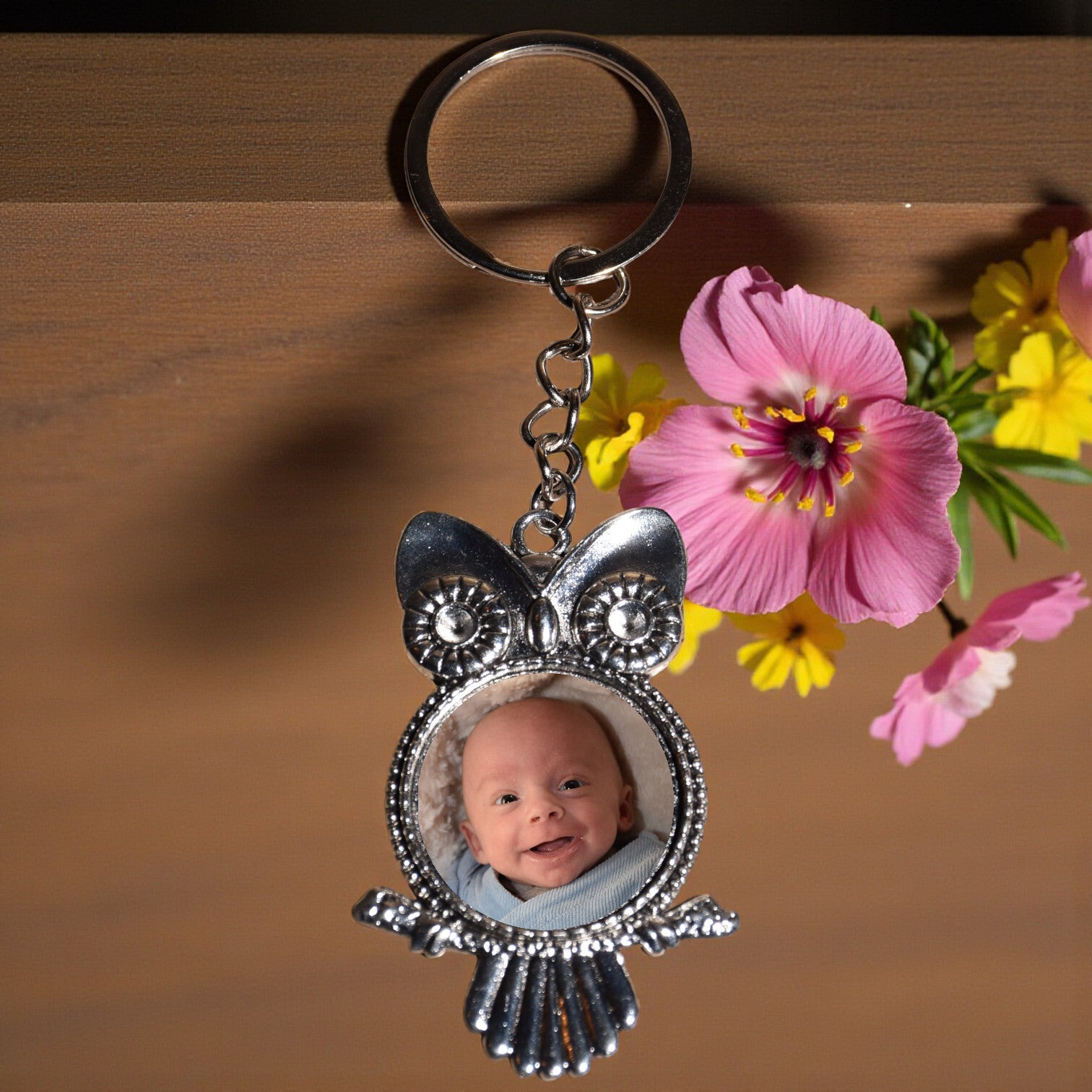 🦉 Porte-clés hibou personnalisable en acier inoxydable 🦉