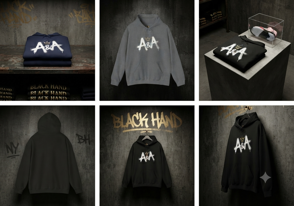 Asphalt & Ambition Crown Logo Hoodie