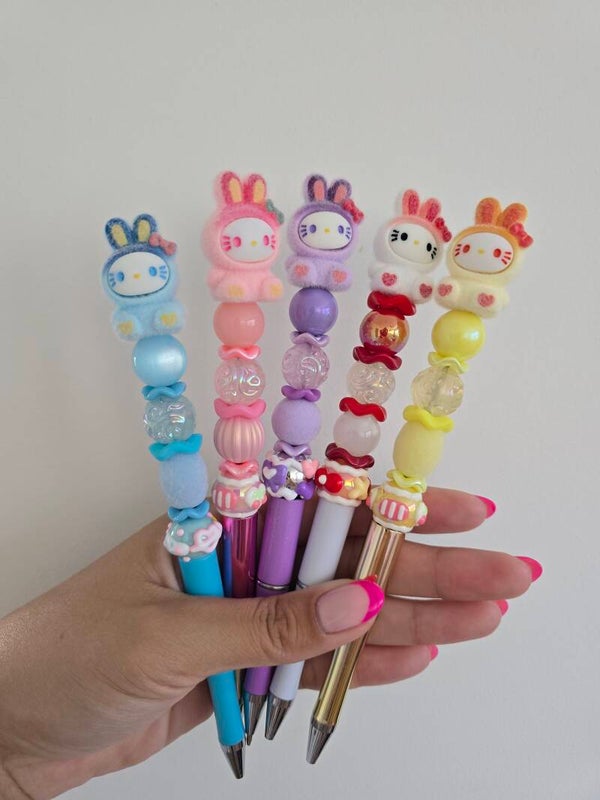 Flocked Hello Kitty Pens