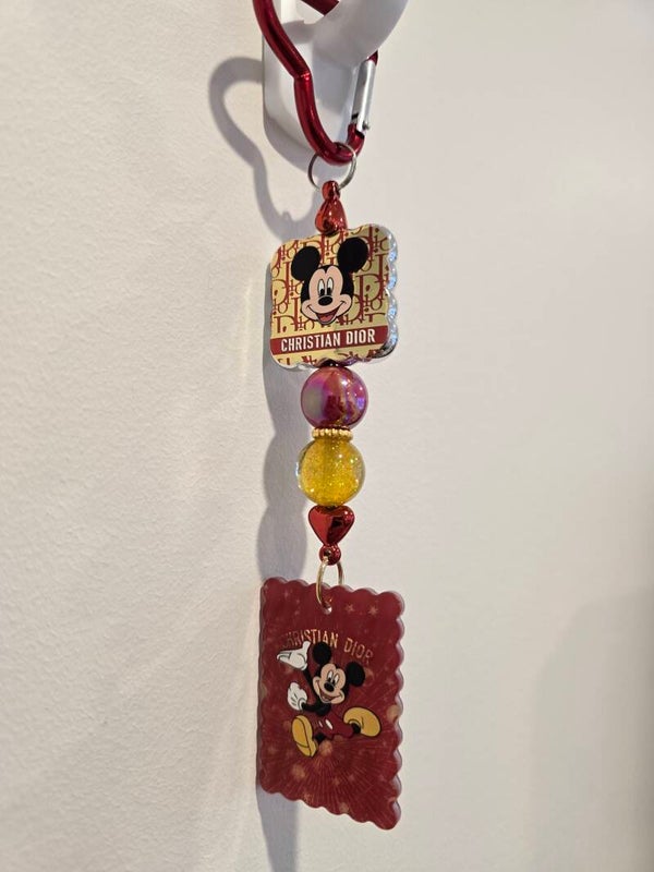 Mickey Mouse X Dior keychain