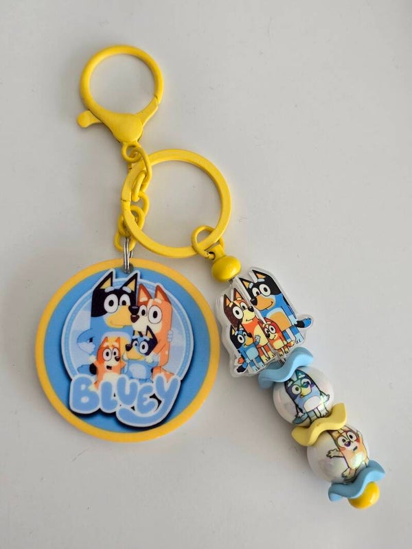 Bluey Family keychain