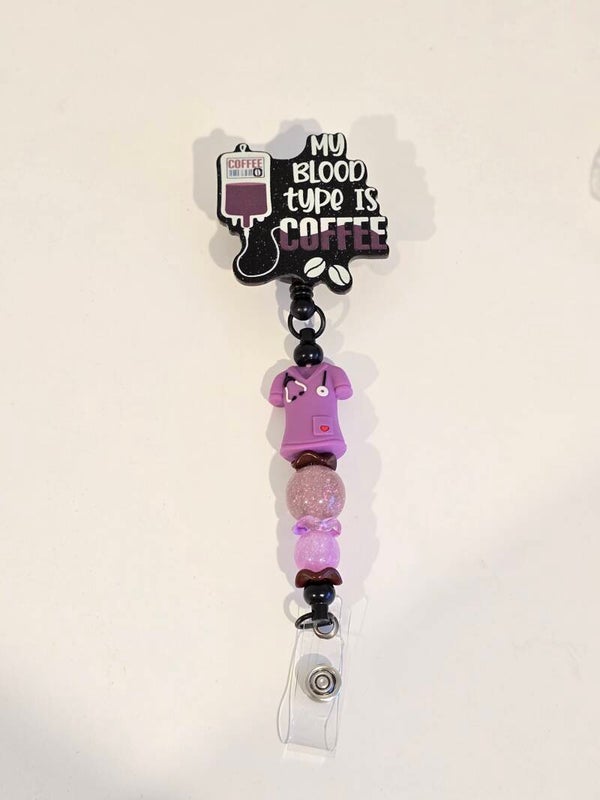 Plain Acrylic Badge Reels