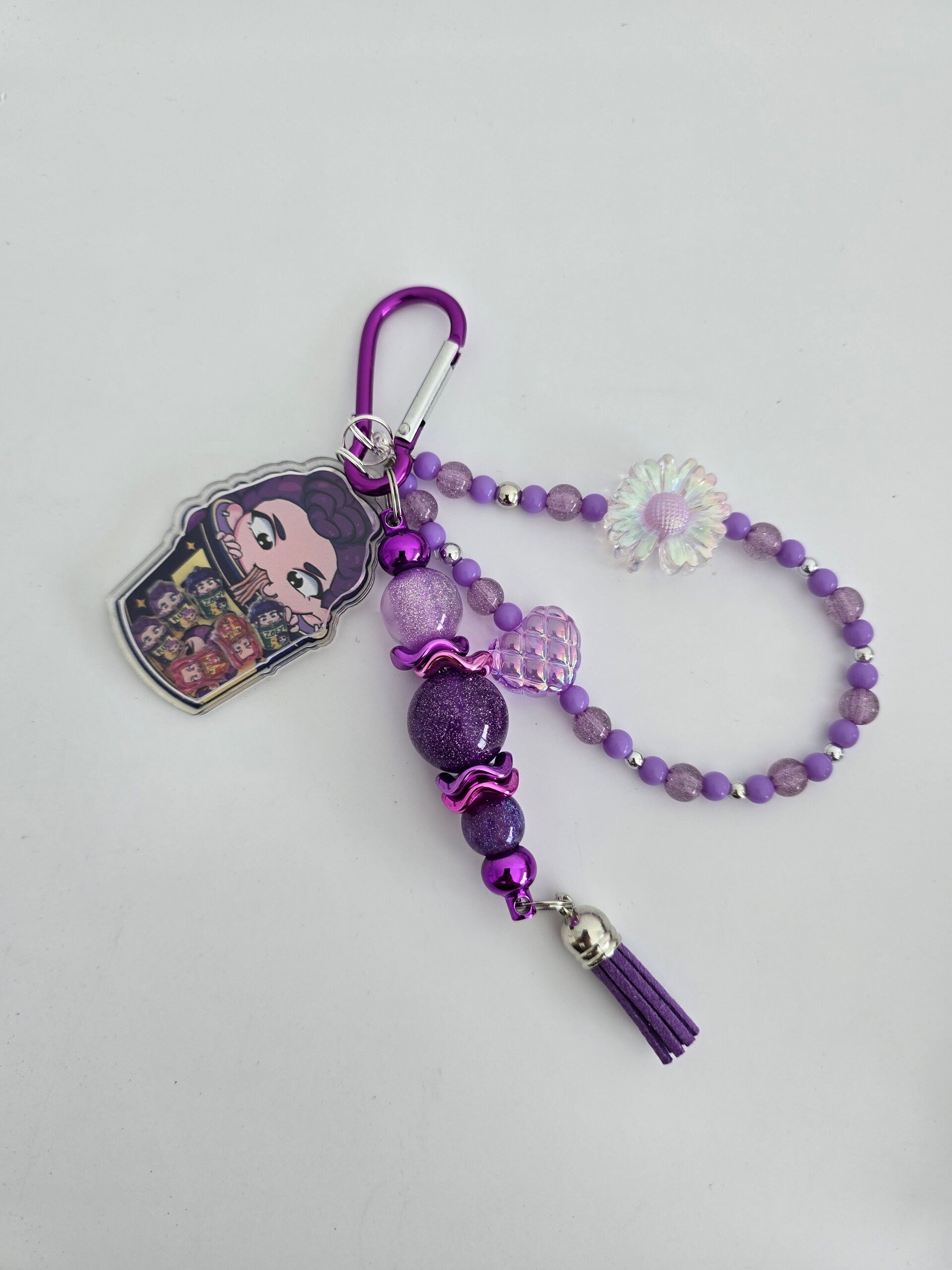 Rumi Beaded Keychain
