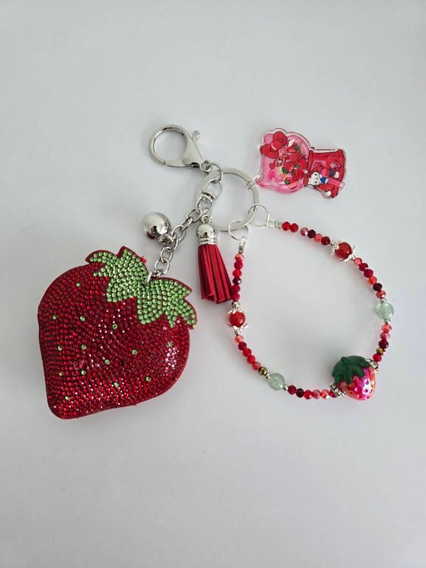 Strawberry Keychain