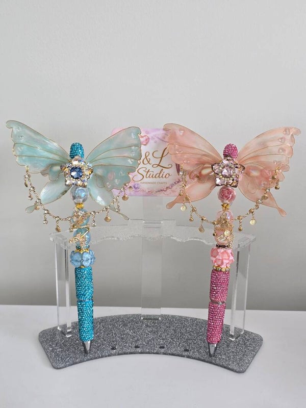 Giant Butterly Bling Pens
