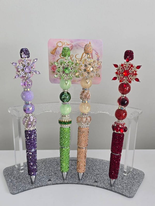 Spinning Snowflake Pens
