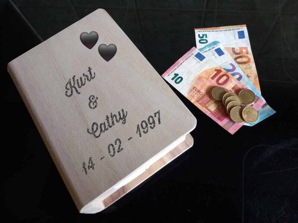 spaarpot boek huwelijk