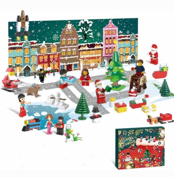 Adventskalender met blokjes