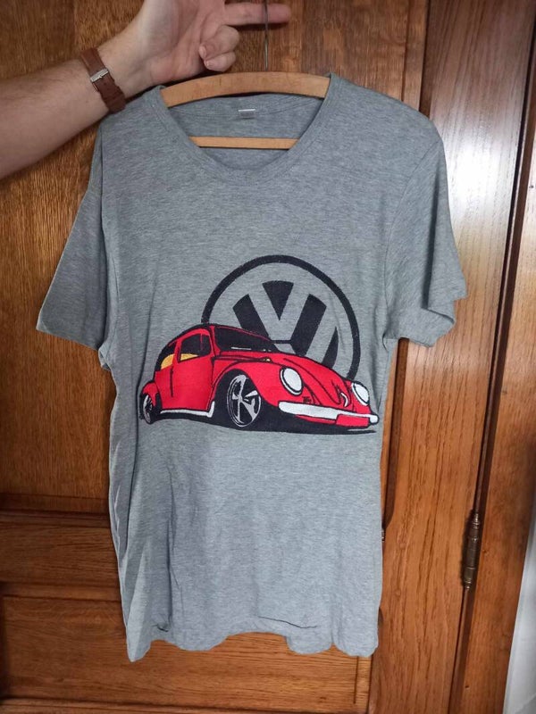 t shirts grijs met illustratie