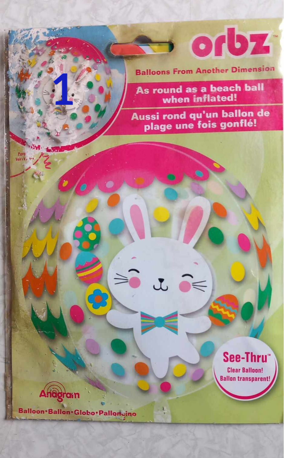 Foliemodel  Pasen maat M