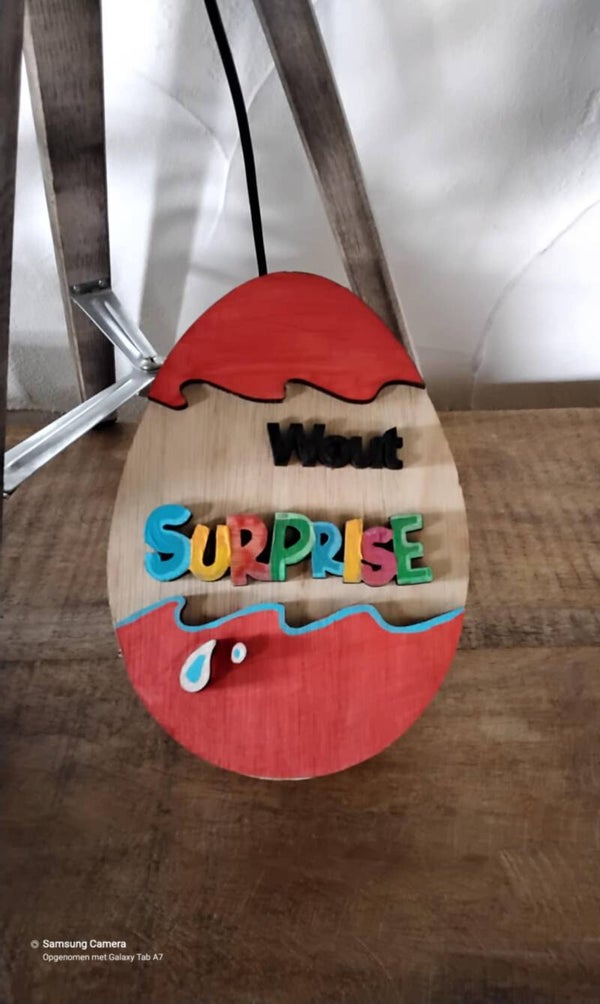 Houten Surprise Ei