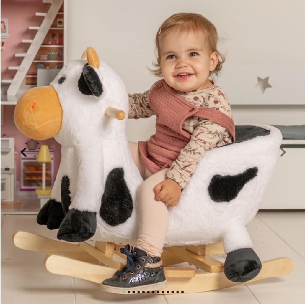 Superzachte koe schommel