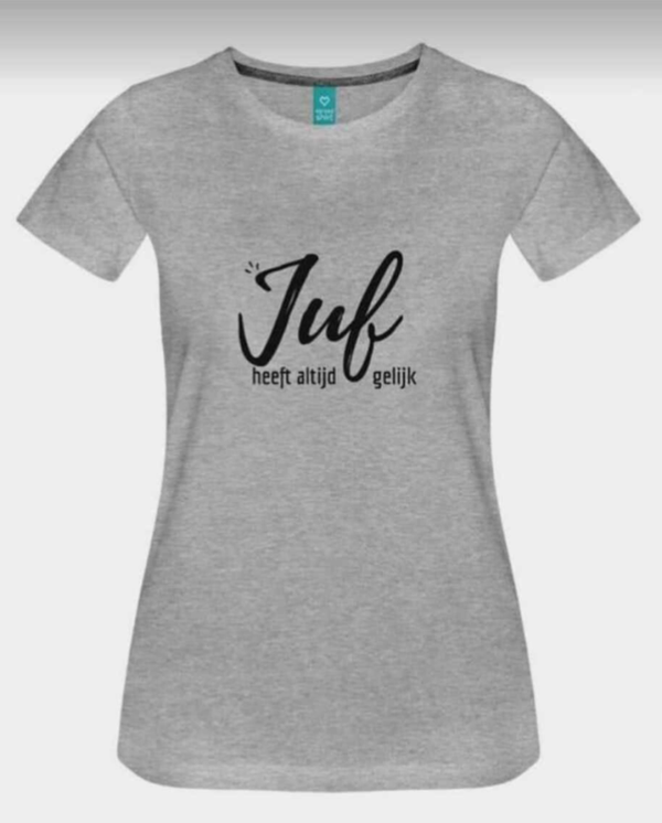 juf of meester t-shirt