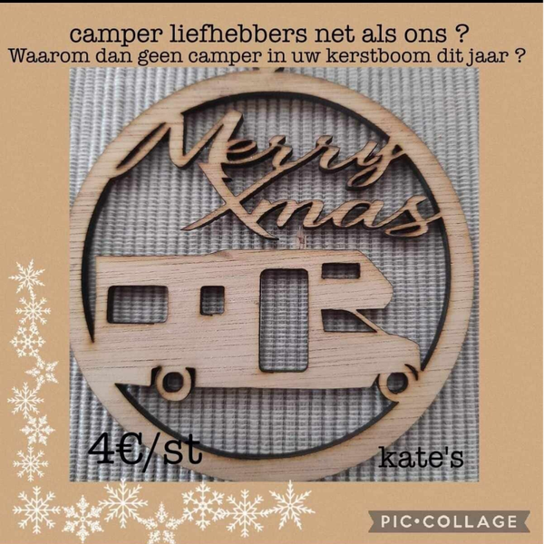 camper kerstboomhanger.