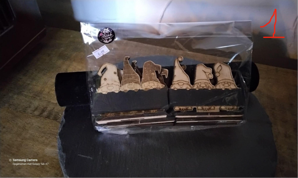 kerst tafel naamkaartjes