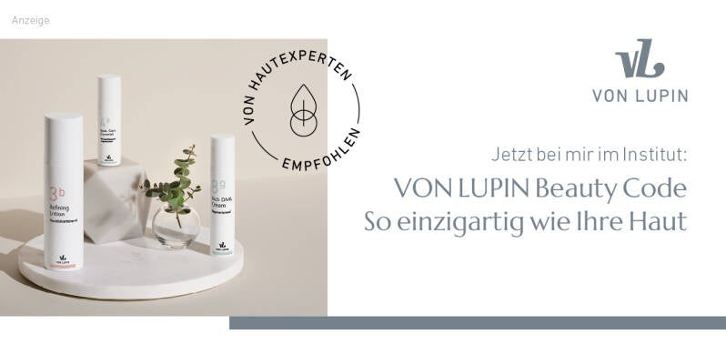 Neu im Studio, der von Lupin Beauty Code
