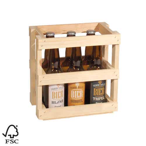 6-fles bierkratje hoog model