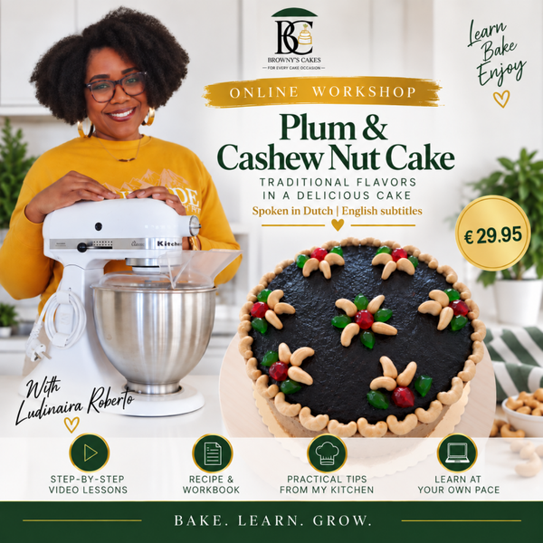 Online Workshop: Plum & Cashew Nut Cake