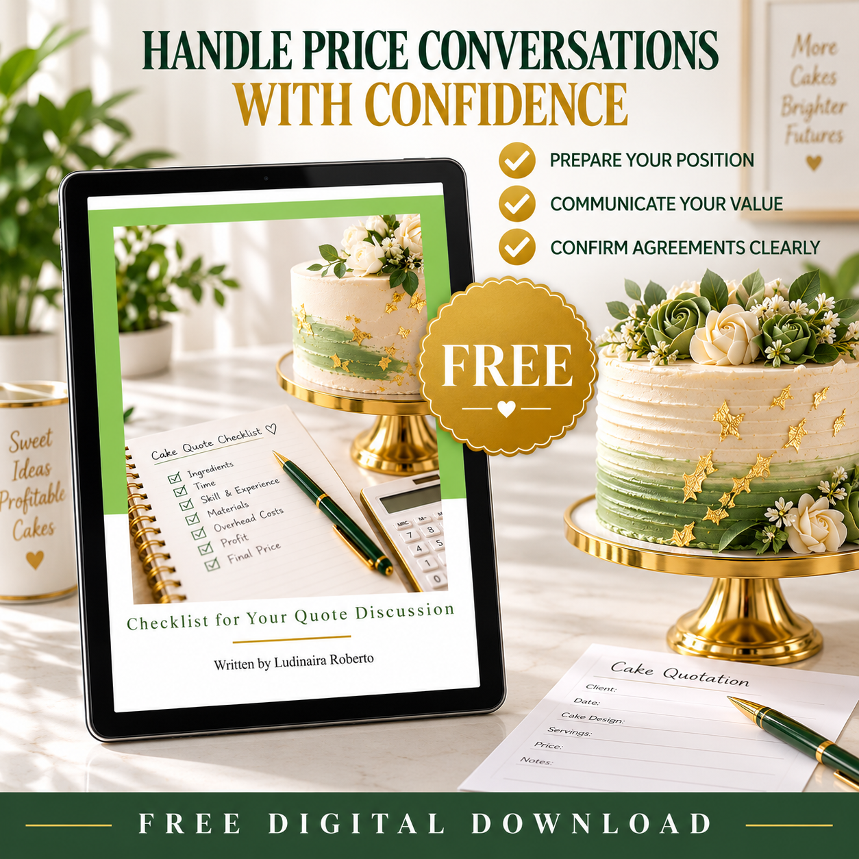 Cake Quote Discussion Checklist