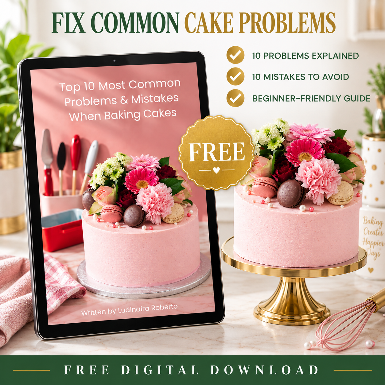 Top 10 Common Cake Problems & Baking Mistakes
