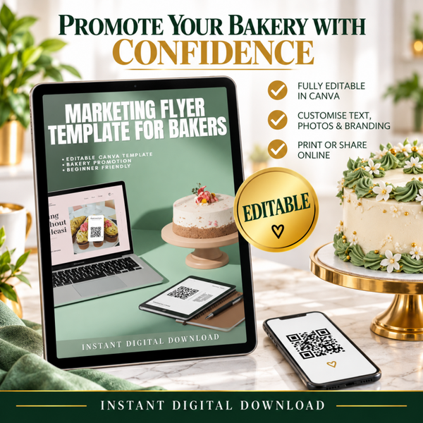 Editable Bakery Marketing Flyer Template – Canva
