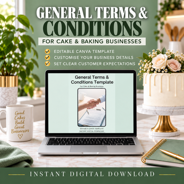 General Terms & Conditions Template for Bakers