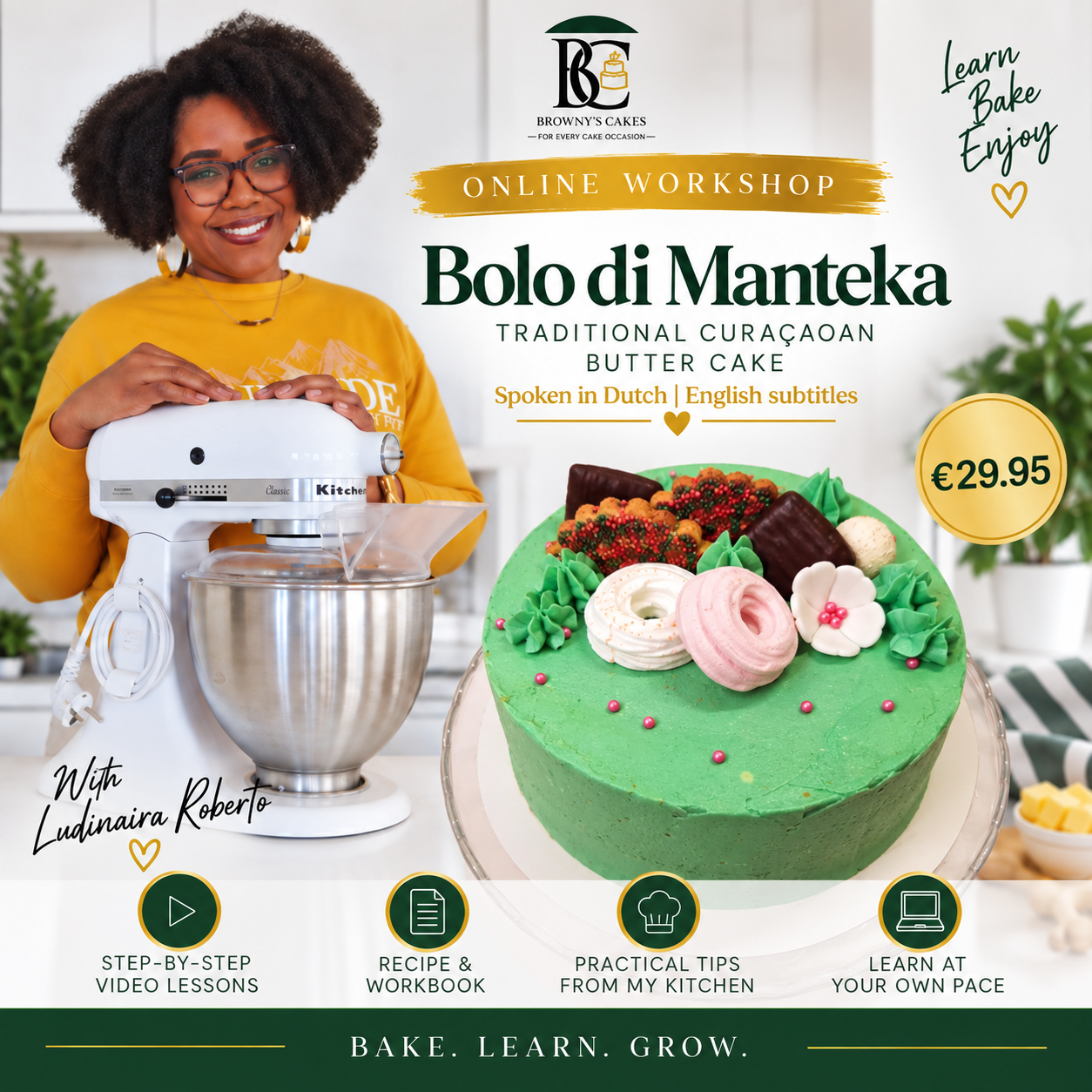 Online Masterclass: Bolo di Manteka