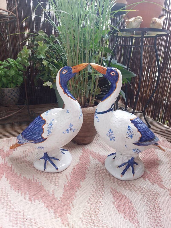 Eenden geglazuurd keramiek