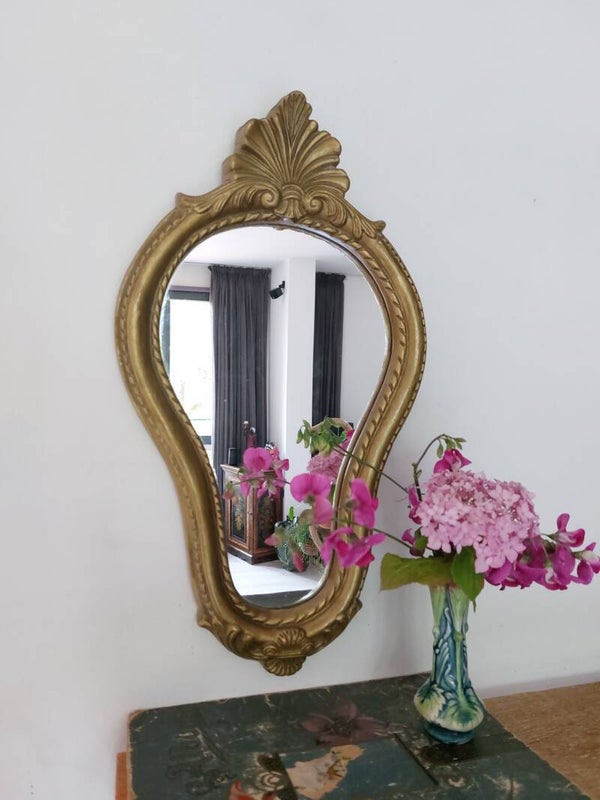 Antieke portret spiegel