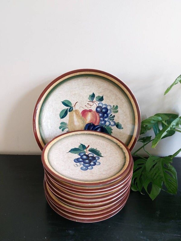 Villeroy en Boch Dresden servies fruit.