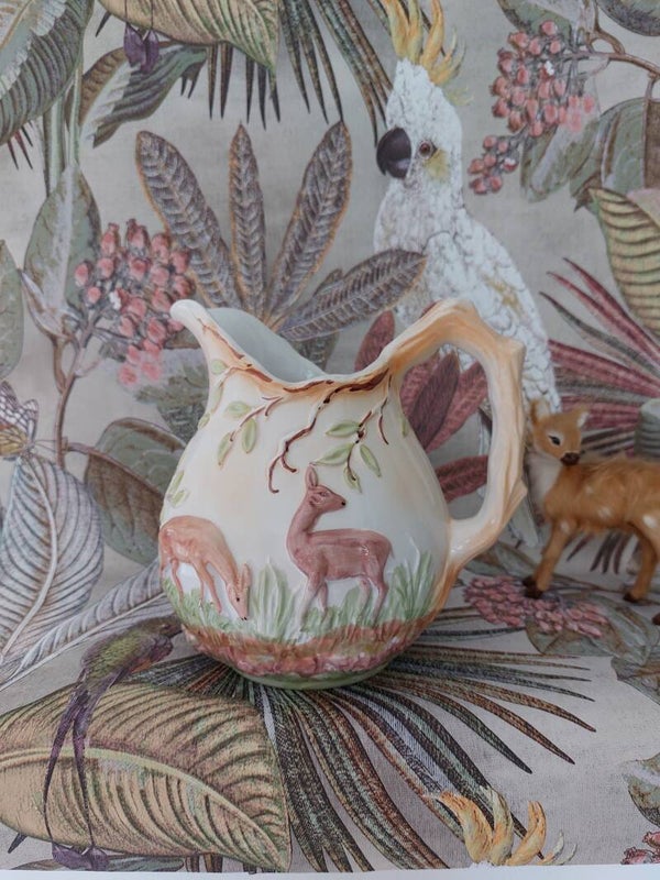 Barbotine schenkkan hertjes