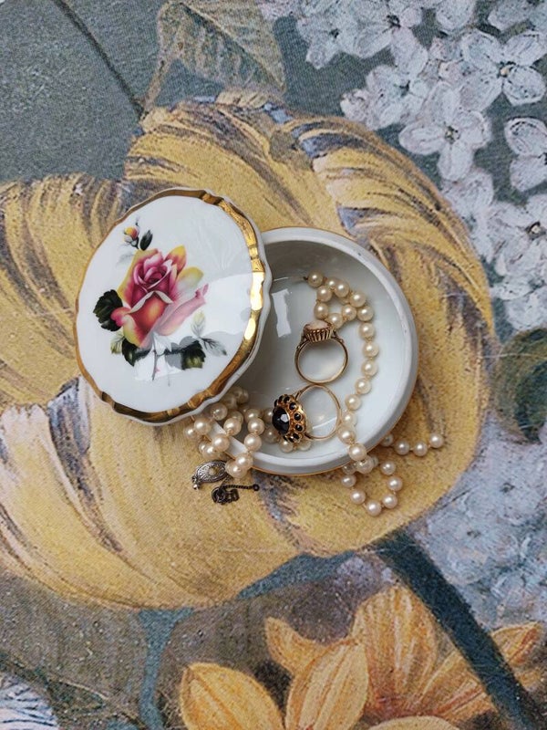 Limoges sieraden doosje porselein