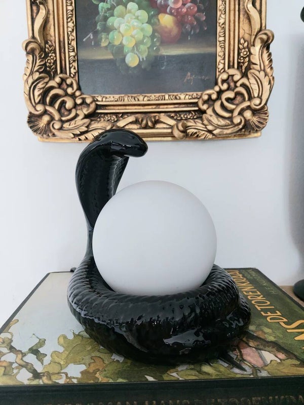 Vintage Franse Cobra lamp