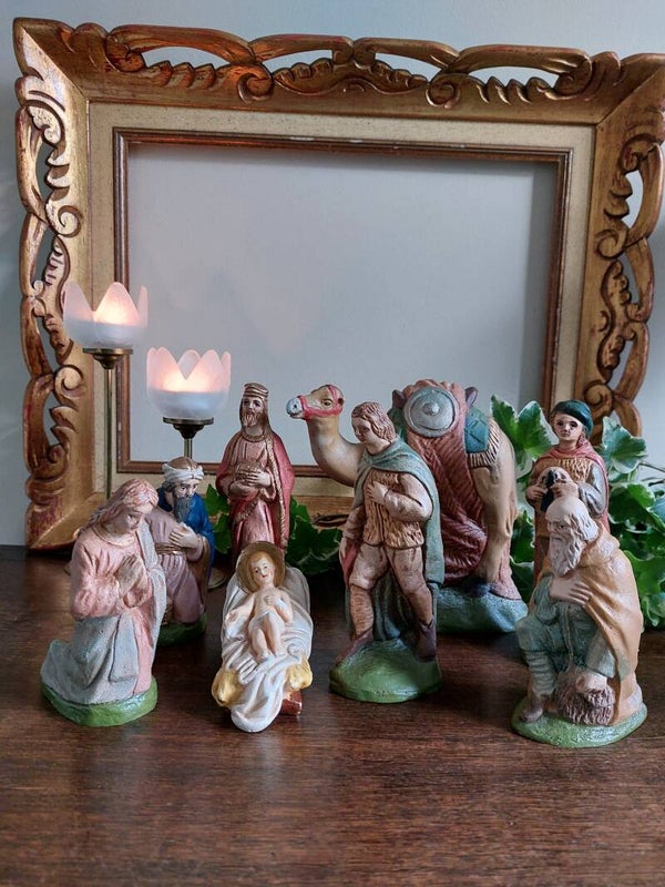 Atelier Anton Perree kerststal figuren 8 delig