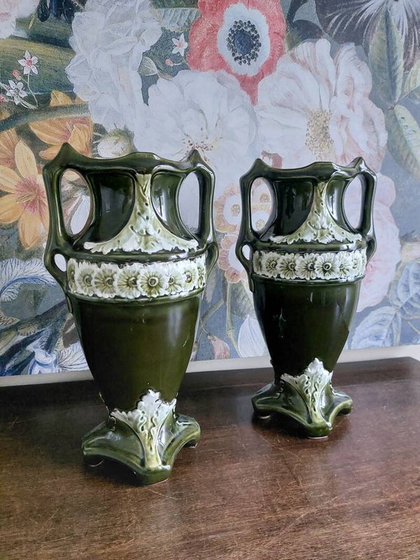 Gustave de Bruyn vaas madeliefjes