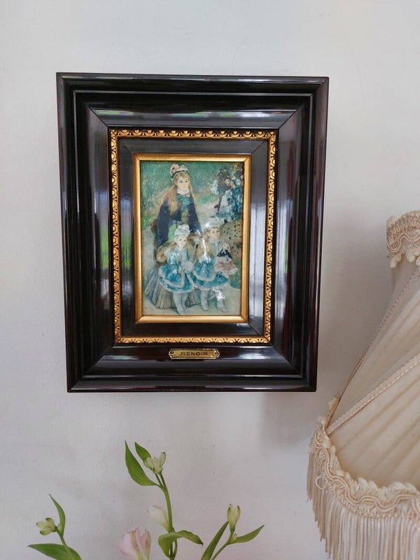 Kader emaille op koper.