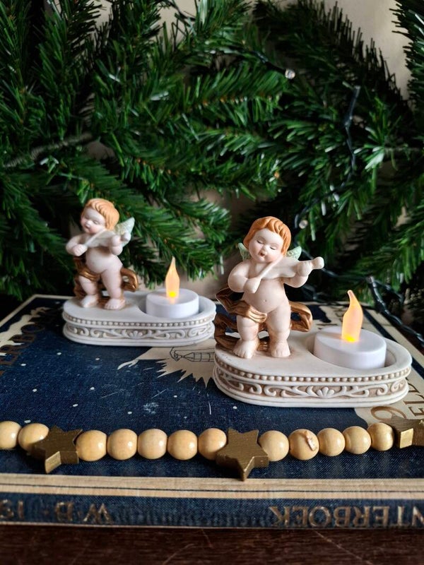 Barok biscuit waxine houder