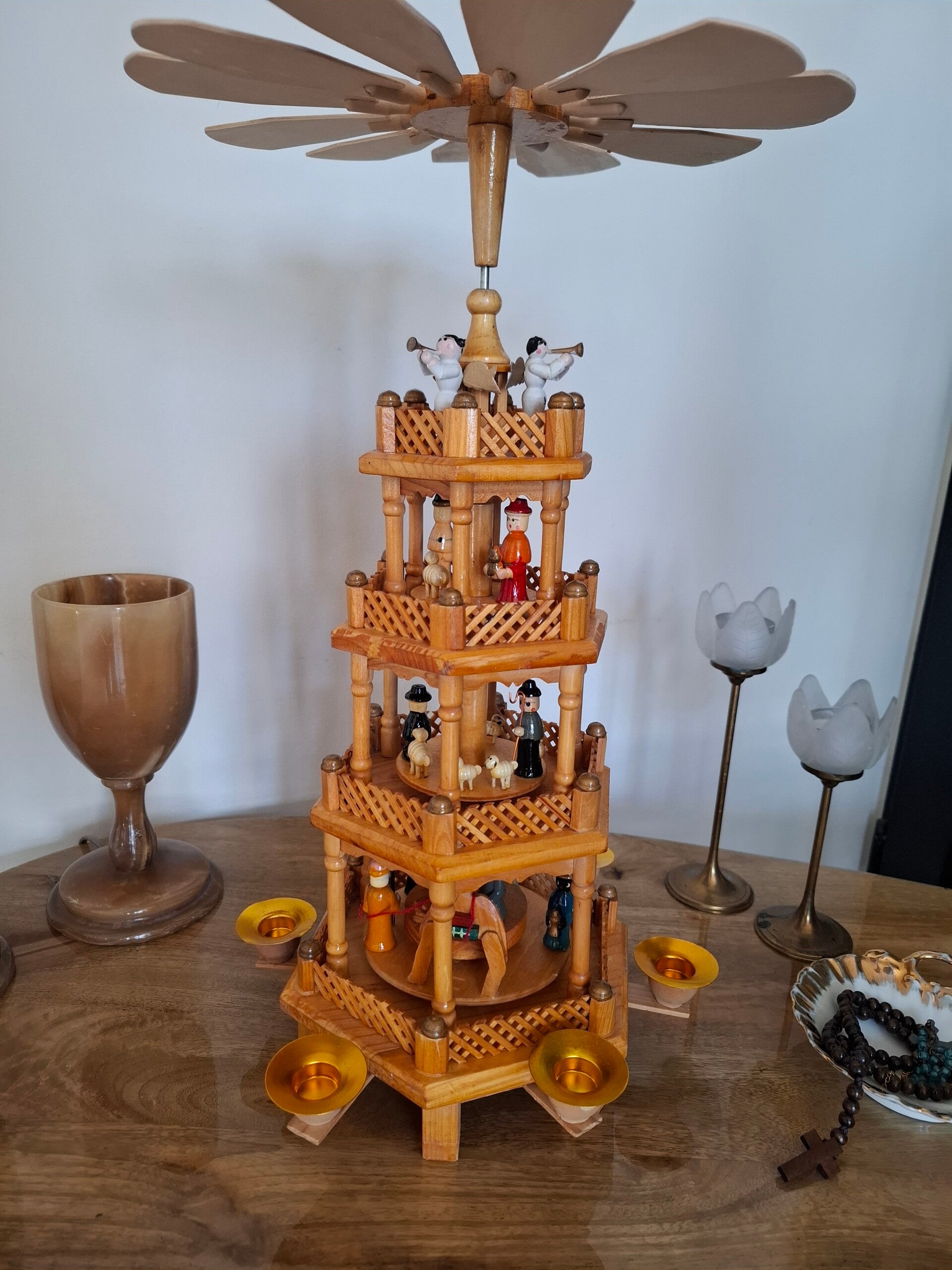 Vintage weinachts piramides