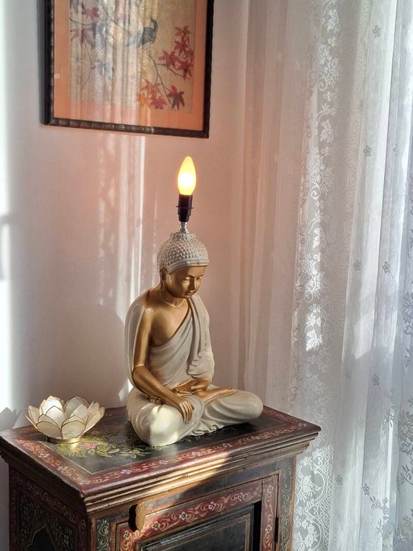 Vintage Budha lamp