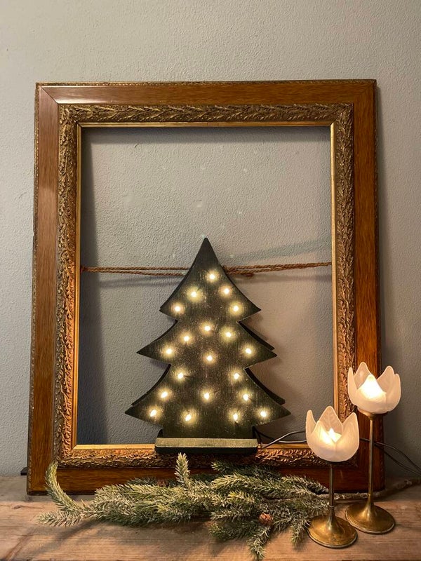 Kerst: Kerstboom met lichtjes