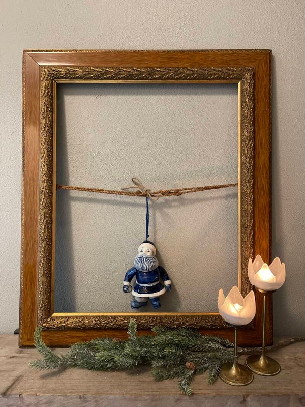 Kerst: Porseleinen kerstman