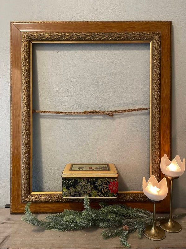 Kerst: Blik kersttafereel