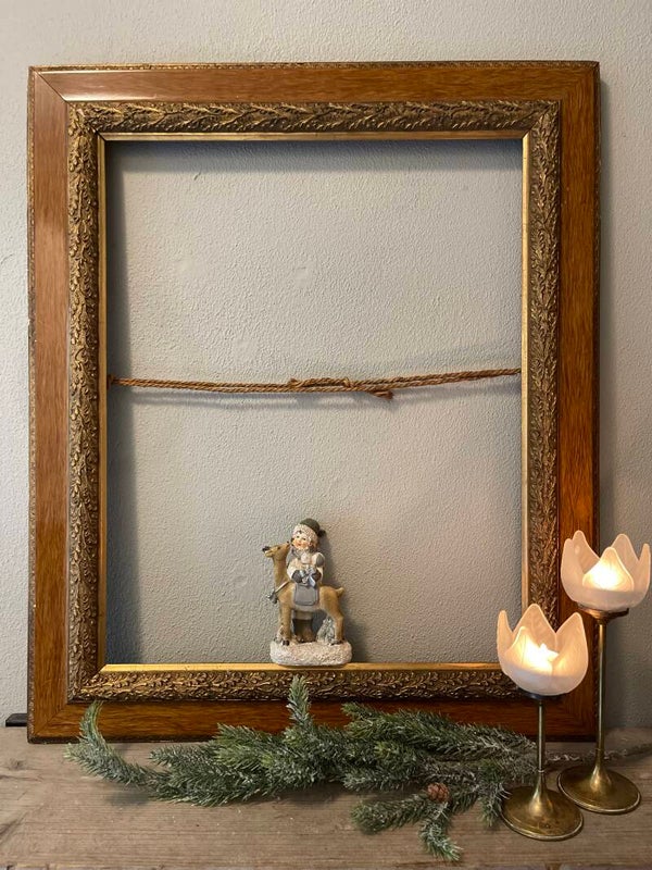 Kerst: Meisje met hert