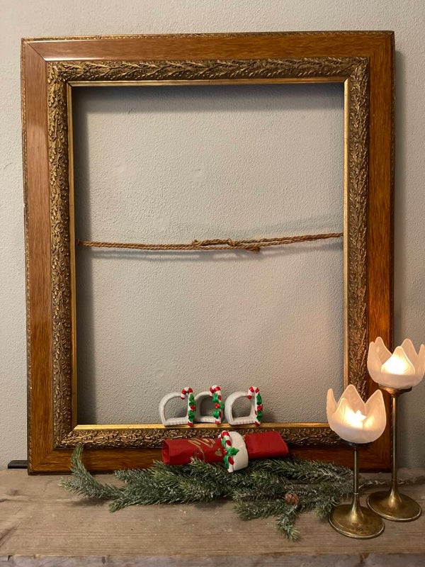 Kerst: Servetringen porselein