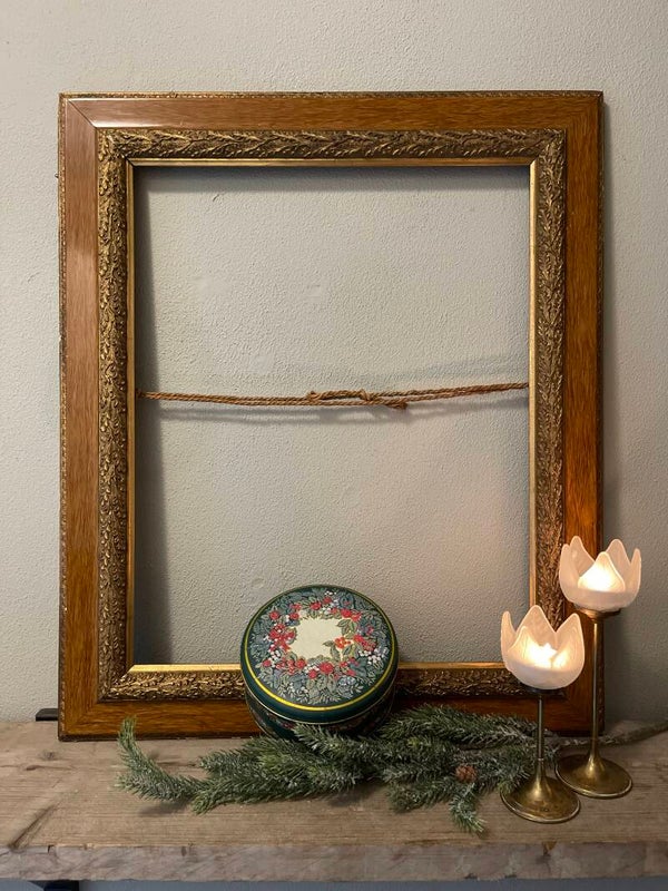 Kerst: Rond blik met hulst