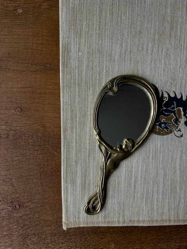 Art nouveau handspiegeltje