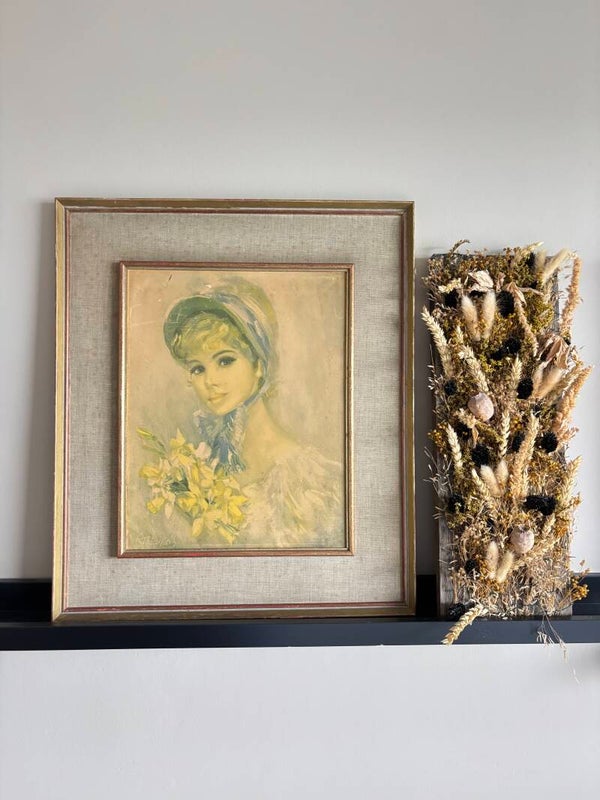 Vrouw met narcissen