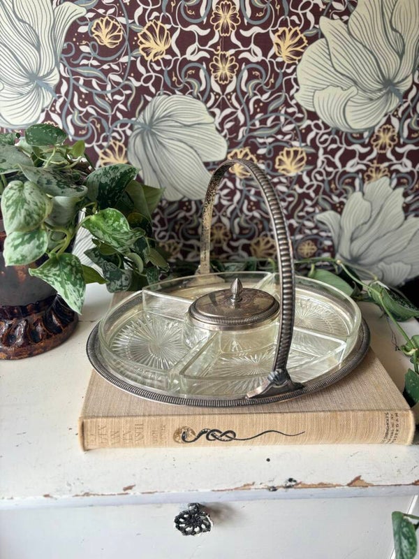 Zilveren serveerschaal