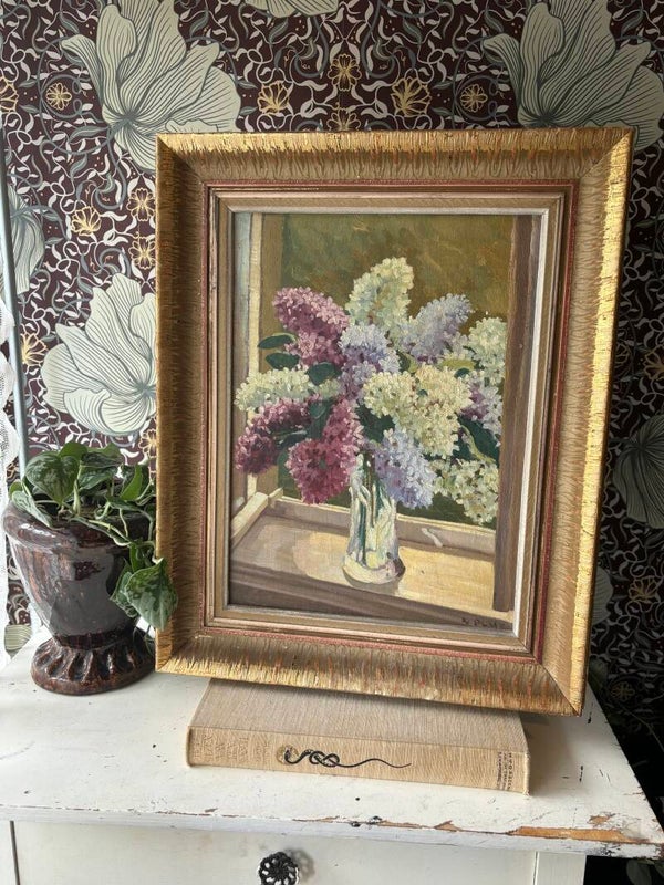 Hortensia schilderij