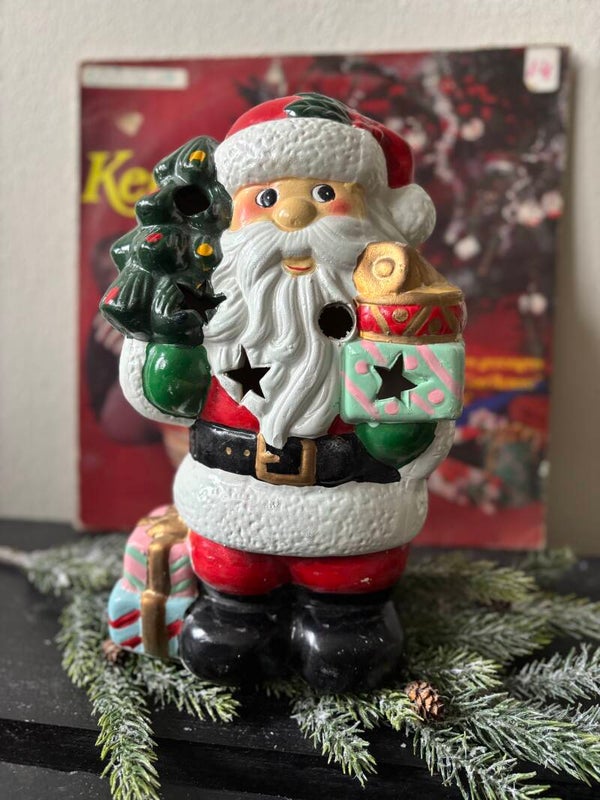 Waxinelicht kerstman